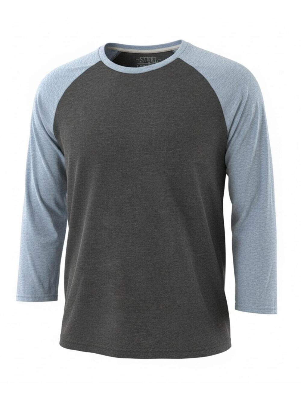 Steel Concrete Men's Long Sleeve Raglan T-Shirt XL